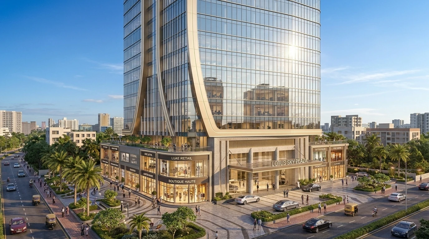 lotus sky plaza andheri commercial office spaces and shops in oshiwara